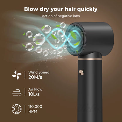 5 in 1 Blow Dryer Brush, Upgrade Hair Dryer Brush Air Curler Air Curling Wrap Styler, Detachable Hot Air Brush Negative Ion Curl