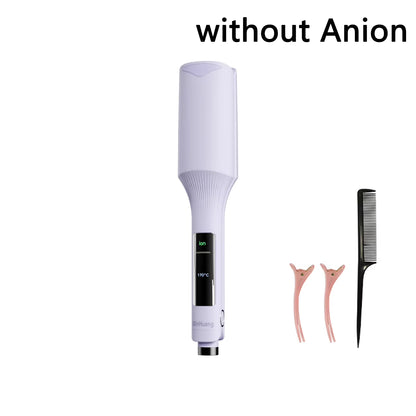 32Mm Hair Wave Curling Iron Professional French Egg Roll Hair Curler Corrugated Wavy Styler Fast Heating Volumizing Styling Tool