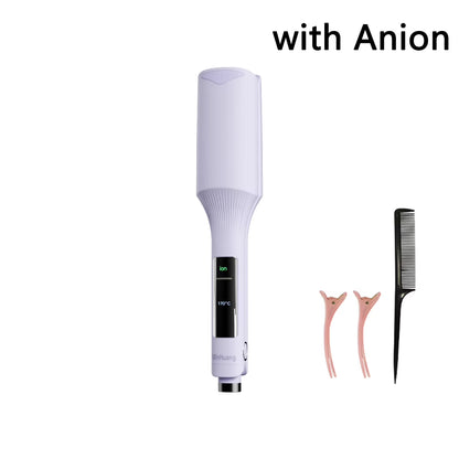 32Mm Hair Wave Curling Iron Professional French Egg Roll Hair Curler Corrugated Wavy Styler Fast Heating Volumizing Styling Tool