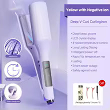 32Mm Hair Wave Curling Iron Professional French Egg Roll Hair Curler Corrugated Wavy Styler Fast Heating Volumizing Styling Tool